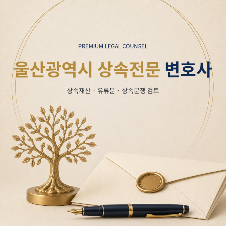 울산광역시 상속전문 변호사
